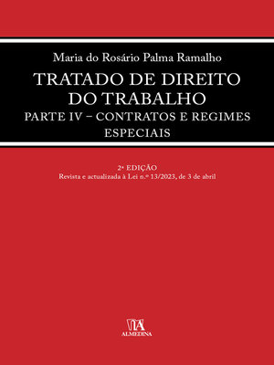 cover image of Tratado de Direito do Trabalho--Parte IV--2ª Edição